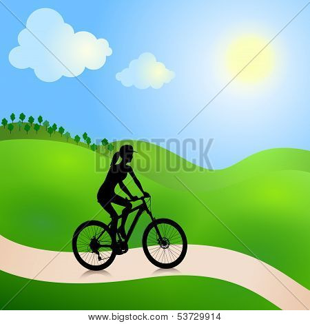 Cycling Woman