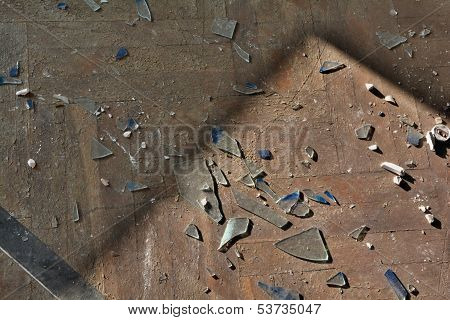Broken glass