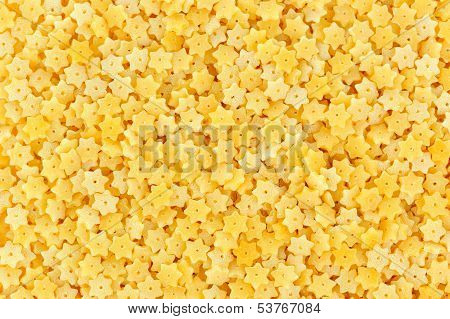 Star-Shaped Stelle Pasta Background