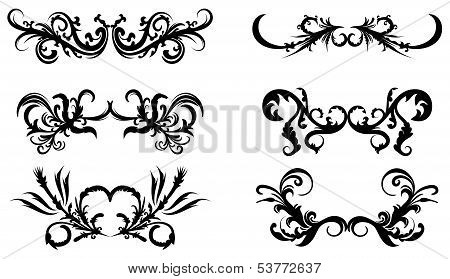 Floral ornaments collection