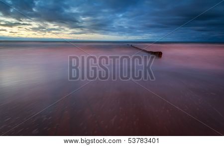 Silky water sunset