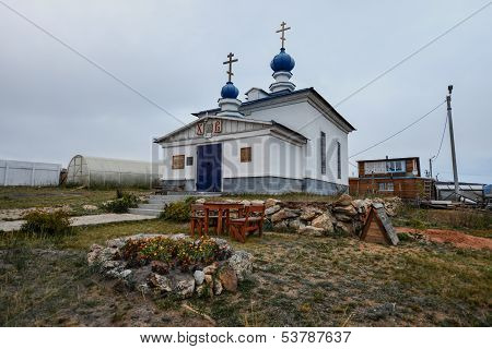 Russian Orthodox Church, Khuzir, Olkhon, Russia