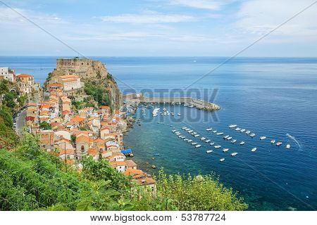 Scilla, Calabria, Ruffo Castle and town 