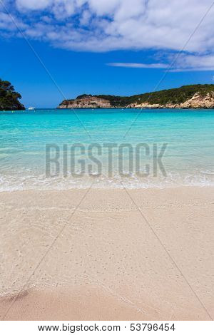 Menorca Cala Galdana Beach in Ciutadella at Balearic islands