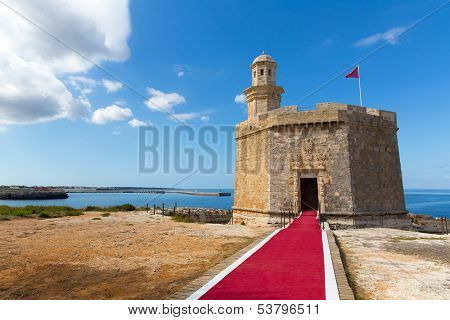 Ciutadella Castell de Sant Nicolas Castillo San Nicolas in Ciudadela Balearic Islands