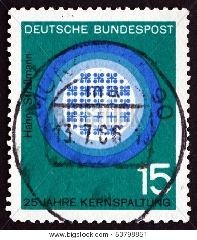 Postage Stamp Germany 1964 Reactor In Operation