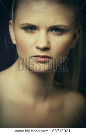 Serious Young Woman