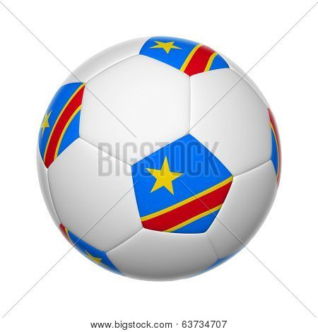 Democratic Republic Of The Congo Soccer Ball