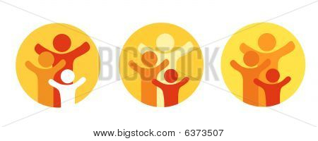 Famiglia con sole