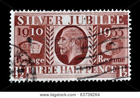 Silver Jubilee stamp 1935