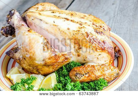 Grilled Whole Chicken