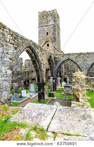 Kilcrea, Ireland - November 28: Kilcrea Friary On November 28, 2012 In Co.cork, Ireland