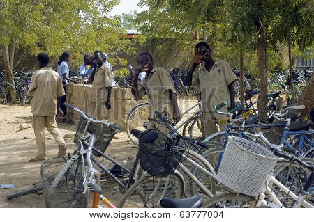 Bicycles Of The Pupils