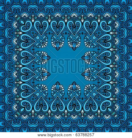 Vector decorative abstract square pattern