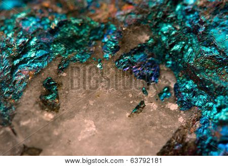 Crystals. Extreme Closeup