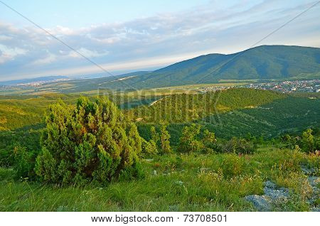 Caucasus Mountains In Kabardinka, Russia