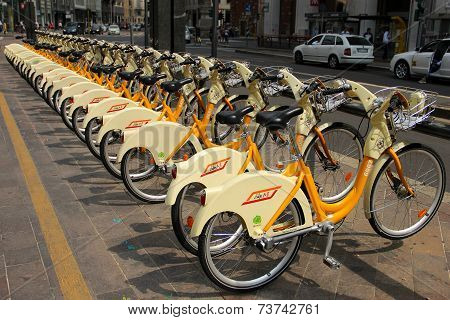Rental bicycles