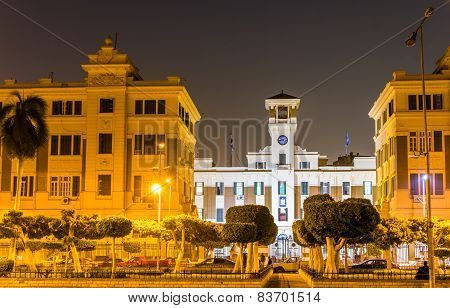 Cairo Governorate Building At Night - Egypt