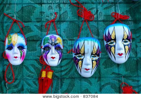 venezianischen Masken
