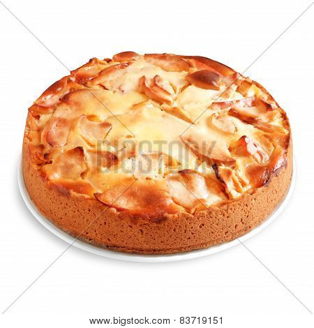 apple pie isolated