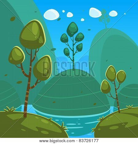 Fantasy Cartoon Landscape