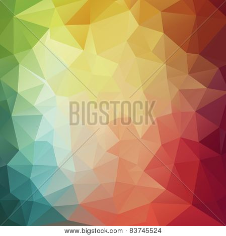 Abstract 2D Colorful geometric background