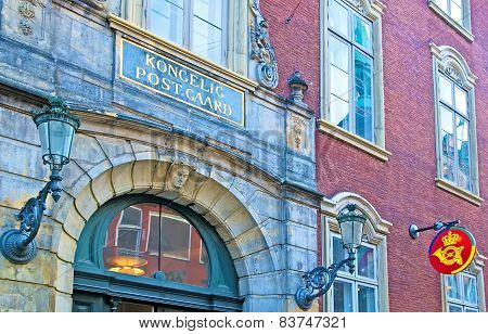 Denmark. Copenhagen. The Royal Post Office