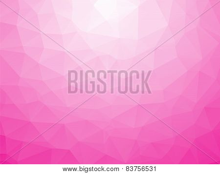 Abstract Triangular White Pink Love Background