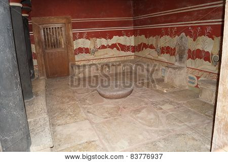 Throne-room of the tsar Minos