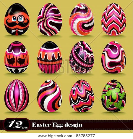 Vintage Easter poster design