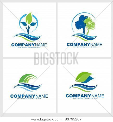 Trees and Leaves Logo