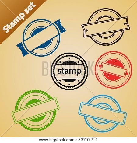 Stamp set.