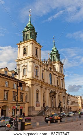 Holy Cross Church (1696) In Warsaw, Poland