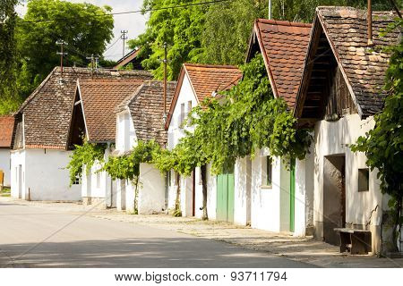wine cellars, Hadres, Lower Austria, Austria