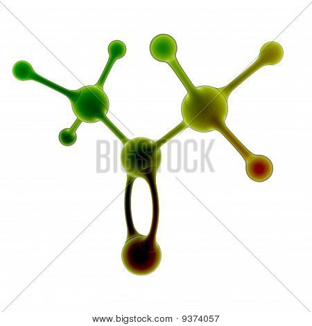 organisk kemiske CH3COCH3 Acetone hvid