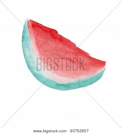 Watermelon Slice Pitted For A Pleasant Thirst Quencher