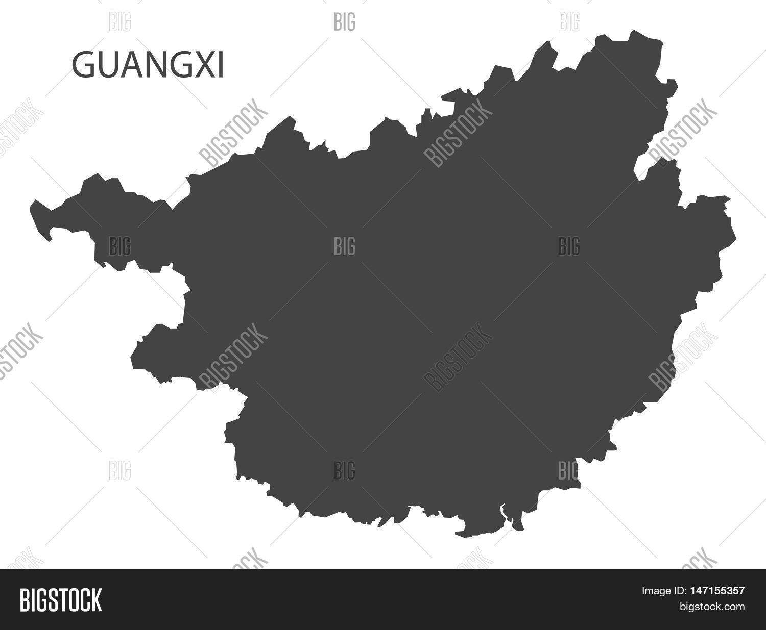 Guangxi China Map Vector Photo Free Trial Bigstock Guangxi China Map Vector Photo Free Trial Bigstock