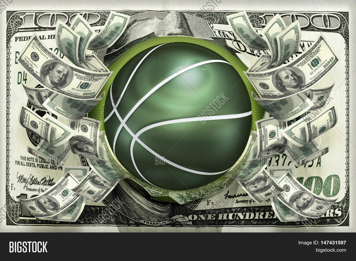 Basketball Money 3D Image & Photo (Free Trial) Bigstock
