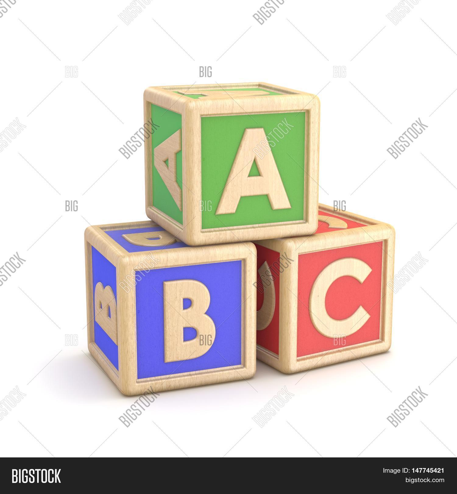 big letter blocks