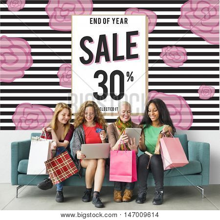 Shopping Online Consumerism Connection Sale Concept