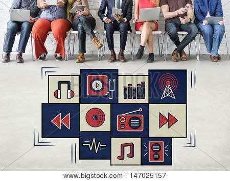 Audio Music Entertainment Sound Graphic Concept