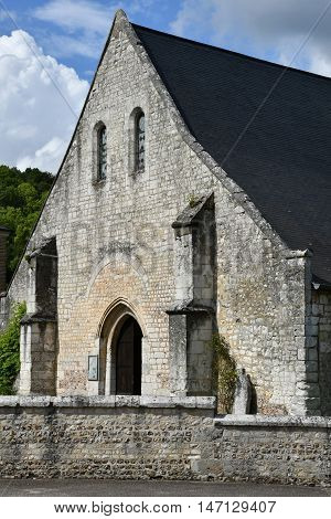 Saint Wandrille Rancon France - june 22 2016 : the Saint Michel church