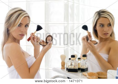 Portrait de la belle Blond
