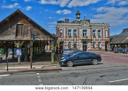 Buchy France - june 23 2016 : the city hall