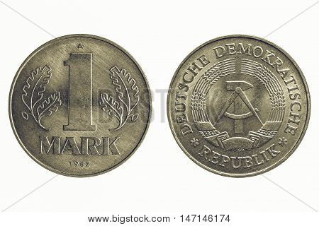 Vintage One Mark Coin
