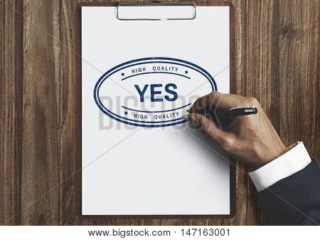 Yes Sure Absolutely Answer Indeed Reply Right Concept