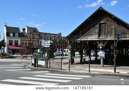 Buchy France - june 23 2016 : the city center