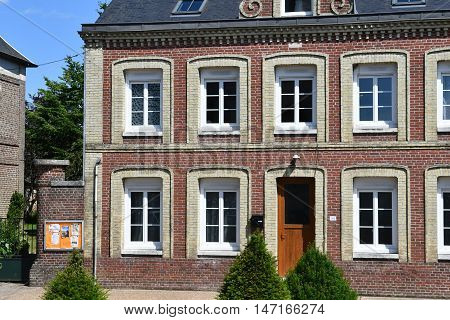 Buchy France - june 23 2016 : the city center