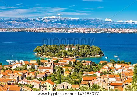 Island of Ugljan waterfront panoramic view Preko Dalmatia Croatia