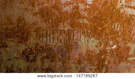 Dark worn rusty metal texture background. Metal texture with scratches and cracks. Rusty metal texture background. Old metal